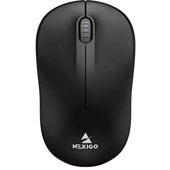 Nexigo Wireless Mouse, Black New - Picture 2 of 7